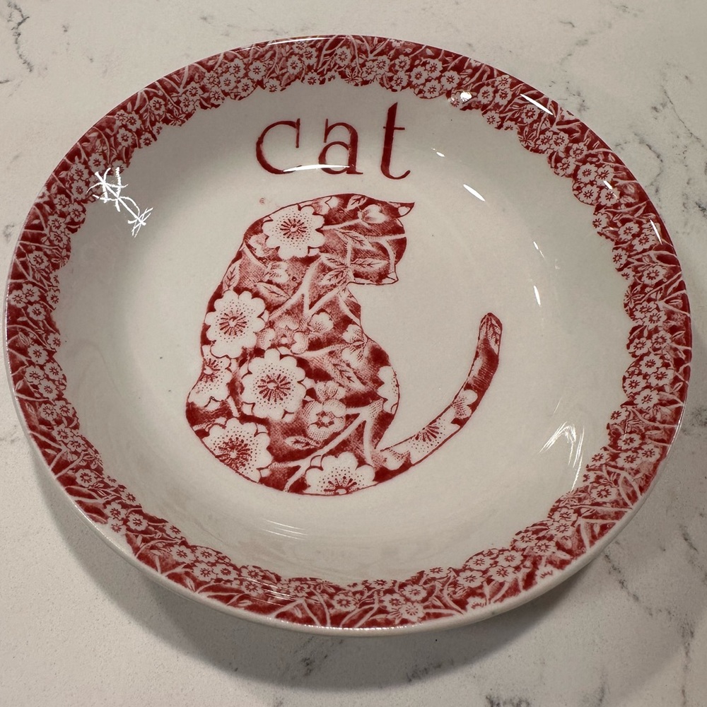 RARE Norma Sherman Calico Cat Bowl, Royal Crownford Staffordshire England